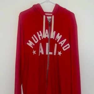 Roots of fight under armor Muhammad Ali hoodie size large